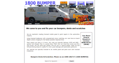 Desktop Screenshot of 1800bumper.com.au